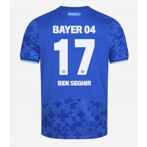 Bayer Leverkusen Eliesse Ben Seghir #17 Tredje Tröja 2025-26 Kortärmad Bayer Leverkusen Eliesse Ben Seghir #17 Tredje Tröja 2025-26 Kortärmad